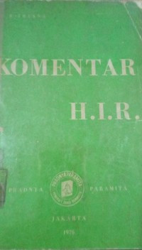 Image of Komentar H.I.R.