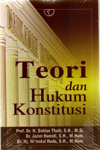 Image of Teori dan hukum konstitusi